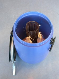 Low tech seed drying drum (Photo: RBG Kew)
