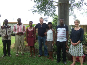 Emmanual, Lawrence, Tina, Tim, Emma, Samuel and Elinor. Photo credits: Tim Pearce RBG Kew