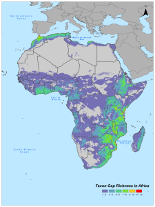 CWR collecting gaps in Africa for the CWR of project priority crops
