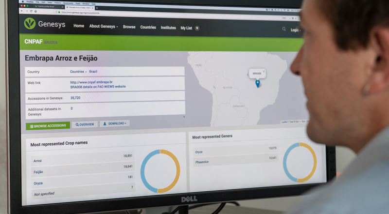 EMBRAPA data on Genesys